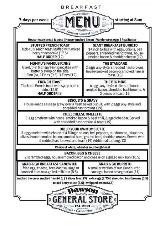 Gleichen Store Menu Just the Menu Plz 3.45